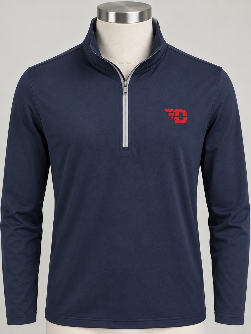 Peter Millar University of Dayton Flyers Men’s Large Navy 1/4 Zip Pullover NWT